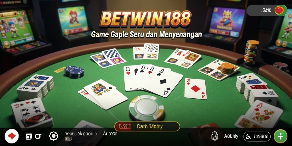 Screenshot dari gameplay seru Gaple di BETWIN188.