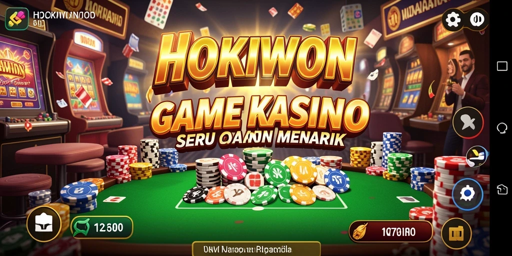 Screenshot HOKIWON menampilkan gameplay seru dan menantang dalam dunia Kasino.