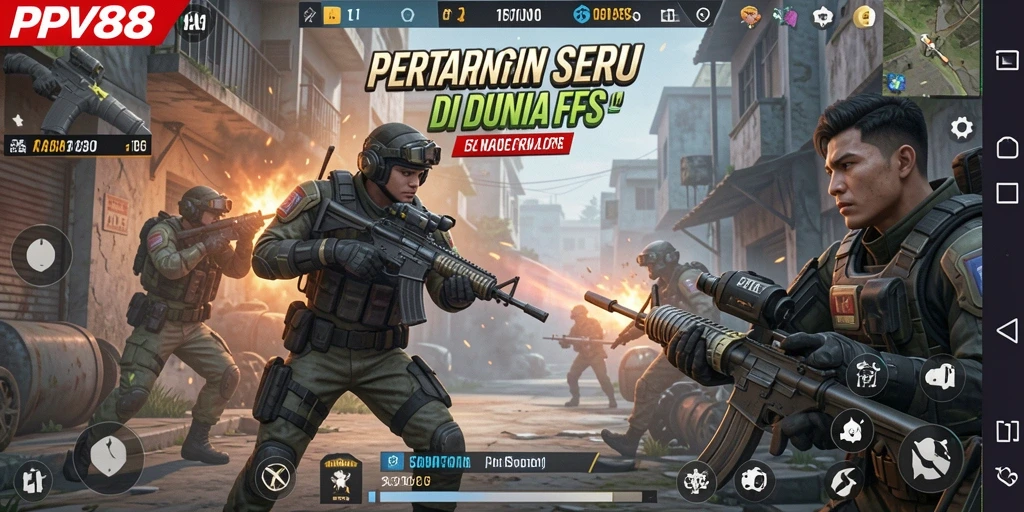 Tampilan aksi seru dalam gameplay PPV88 yang mendebarkan.